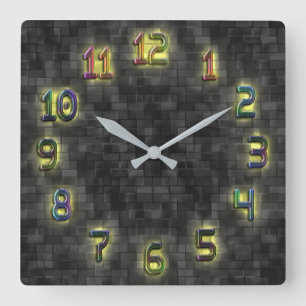 Horloge Carrée Wall Clock
