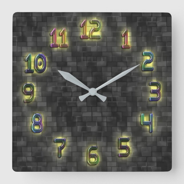 Horloge Carrée Wall Clock (Recto)