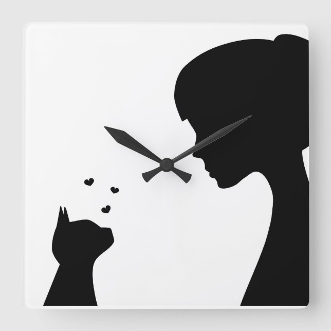 Horloge Carrée Wall clock (Recto)
