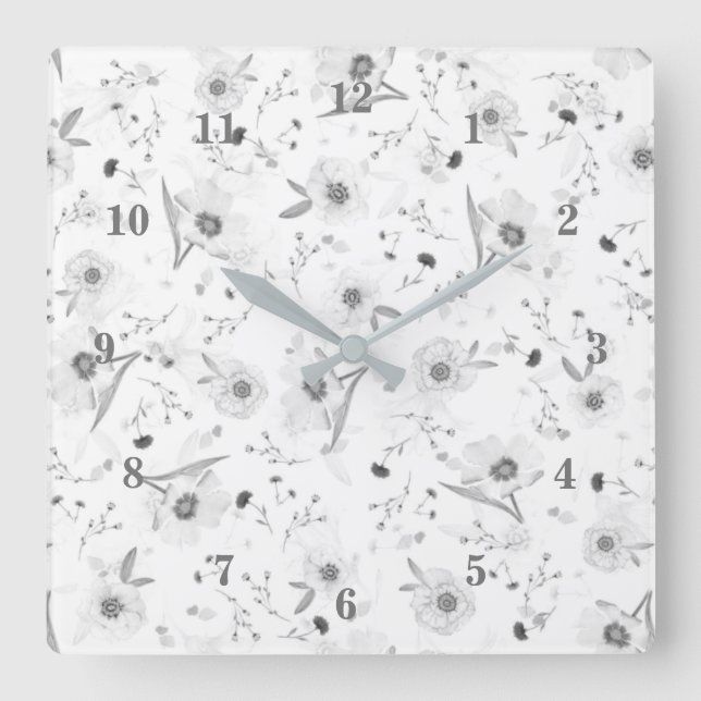 Horloge Carrée Wall Clock (Recto)