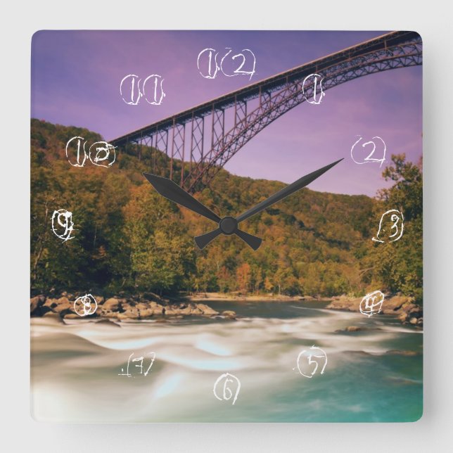 Horloge Carrée West Virginia, Babcock State Park (Recto)