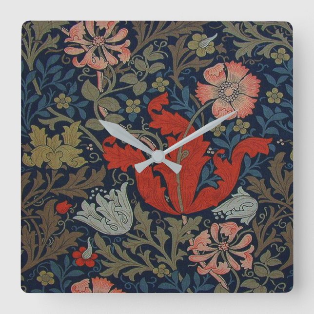 Horloge Carrée William Morris Compton (Recto)