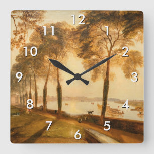 Horloge Carrée William Turner - Terrasse de Mortlake