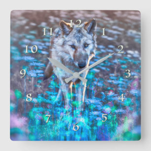 Horloge Carrée Wolf Puppy LONG PEUT VOTRE INNOCENCE REIGN