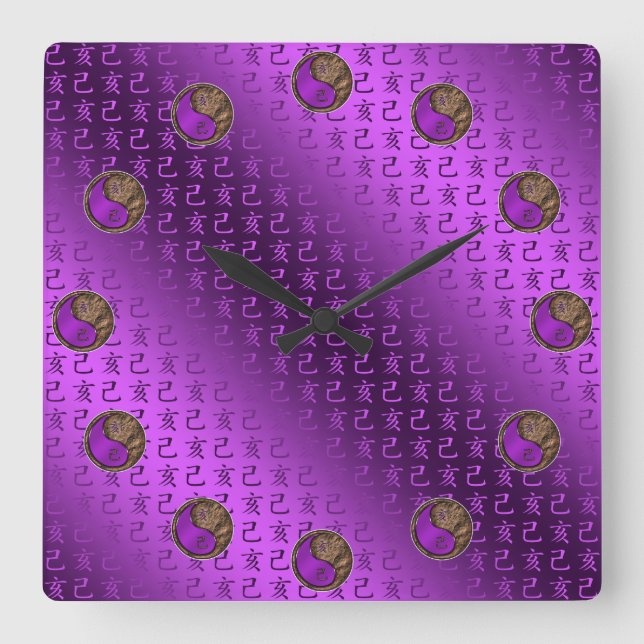 Horloge Carrée Year of the Earth Boar (Recto)