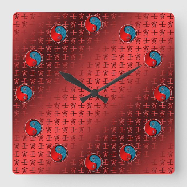 Horloge Carrée Year of the Water Tiger  (Recto)