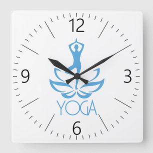 Horloge Carrée Yoga