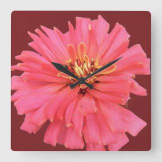 Horloge Carrée Zenia Floral