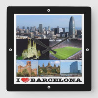 zES022 j'aime BARCELONE, Espagne, Europe,