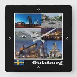 Horloge Carrée zSE004 GOTHENBURG, Suède, Europe,