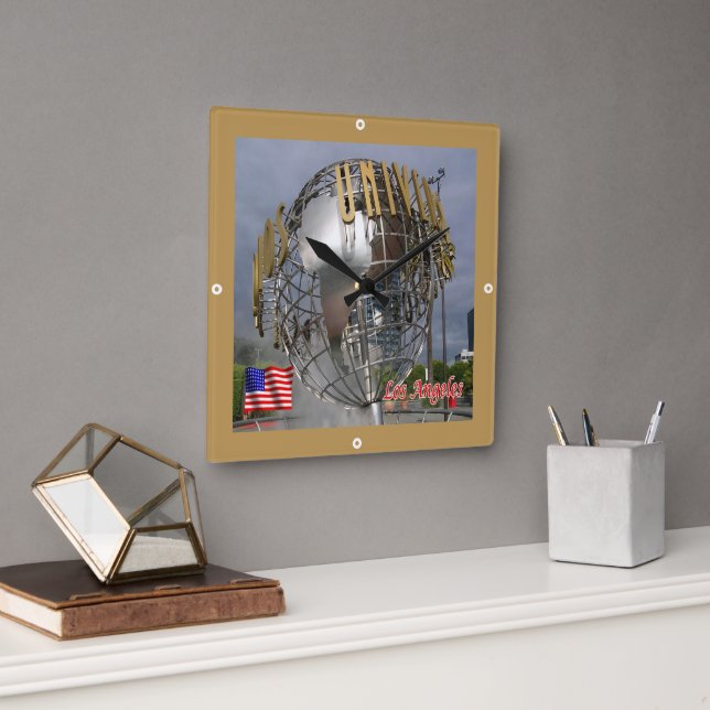 Horloge Carrée zUS165 UNIVERSAL STUDIO, Los Angeles, (Bureau)