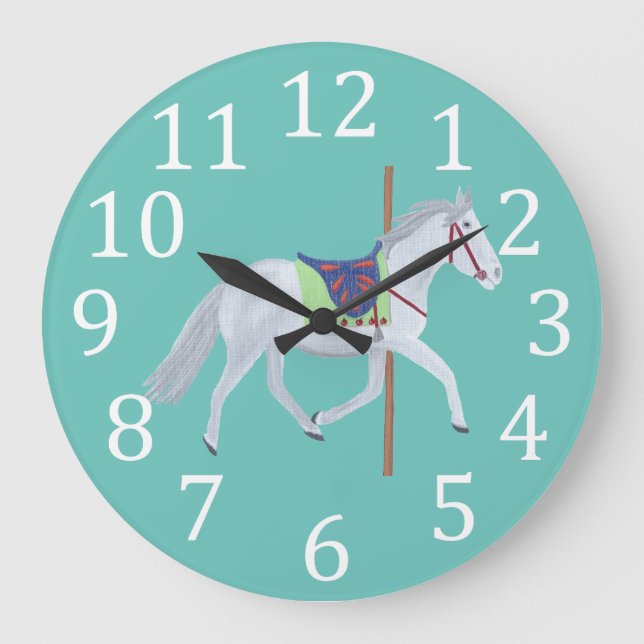 Horloge carrousel pour bébé allaitante (Recto)