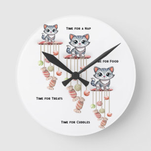Horloge Cat Kitten Meow