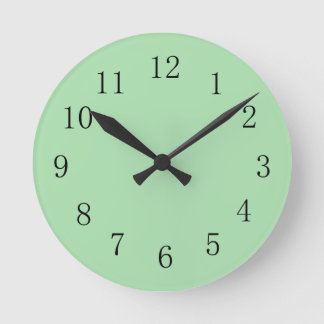 Horloge Celadon Green Wall