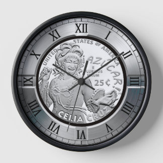 Horloge Celia Cruz Quarter ~ Chanteur américano-cubain ~ *