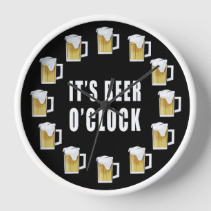 Horloge C'est Beer O'clock - Drôle Conception de l'horloge