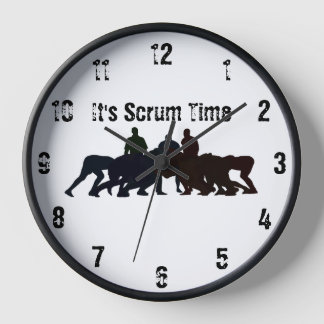 Horloge C'est l'horloge murale de Scrum Time