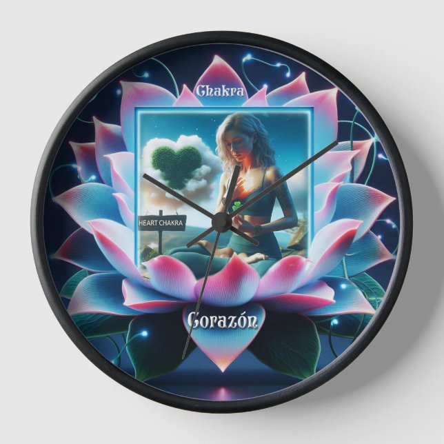 Horloge Chakra del Corazón (Anahata) (Recto)