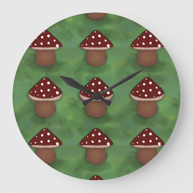 Horloge Champignon Fée (Recto)