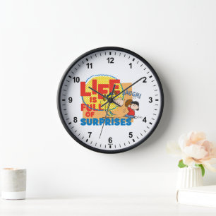 Horloge Charlie Brown & Lucy - La vie est pleine de surpri