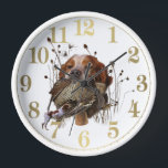 Horloge Chasse à la bécasse avec Bretagne Spaniel<br><div class="desc">Chasse à la bécasse avec Bretagne Spaniel</div>