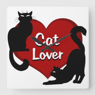 Horloge Chat Mignonne Amoureux des chats Horloge M