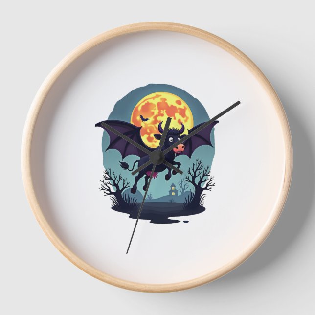 Horloge Chauve-souris à minuit (Recto)