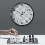 Horloge Chess Clock<br><div class="desc">A perfect clock for the game room. It's chess time.</div>