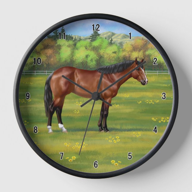 Horloge Cheval Brown Bay Quarter (Recto)