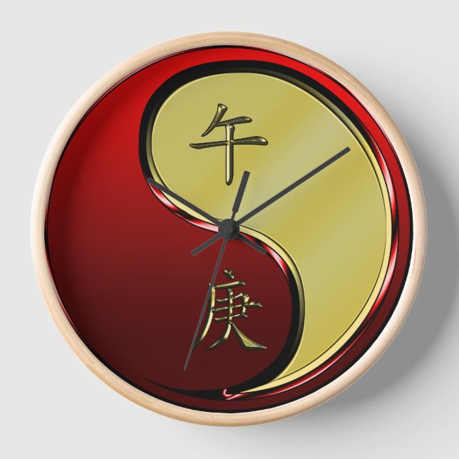 Horloge Cheval de Métal (Recto)