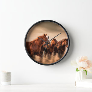 Horloge Chevaux au galop