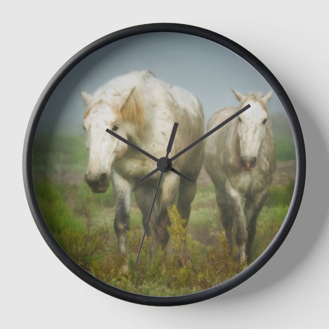 Horloge Chevaux blancs de Camargue à Field (Recto)