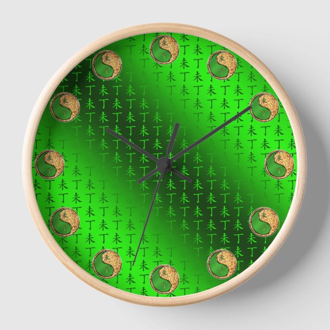 Horloge Chèvre de feu (Recto)
