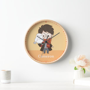 Horloge Chibi HARRY POTTER™ & Hedwig