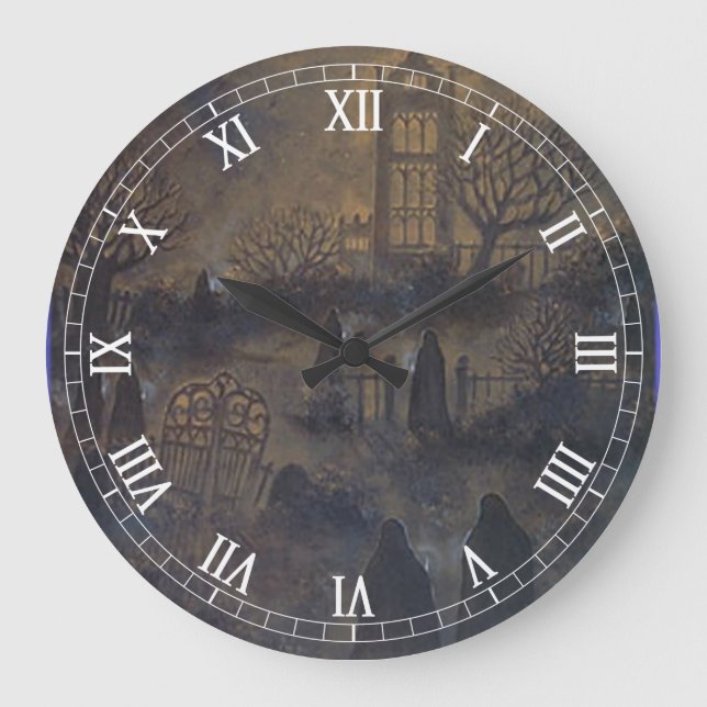 Horloge chiffres romains zombies (Recto)