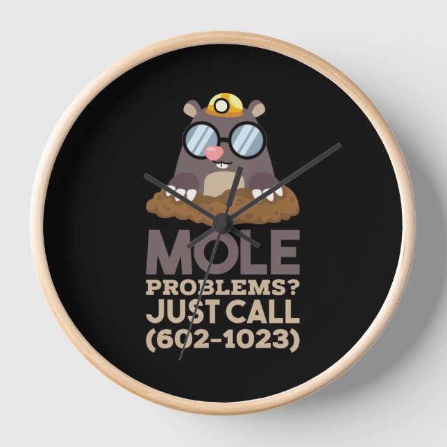 Horloge Chimie - Problèmes de mole (Recto)