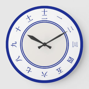 Horloge chinoise de nombres