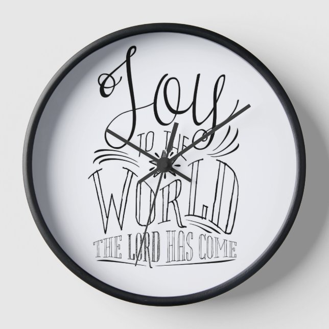 Horloge Christian Joy the World Christmas (Recto)