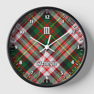 Horloge Clan Carnegie robe Tartan