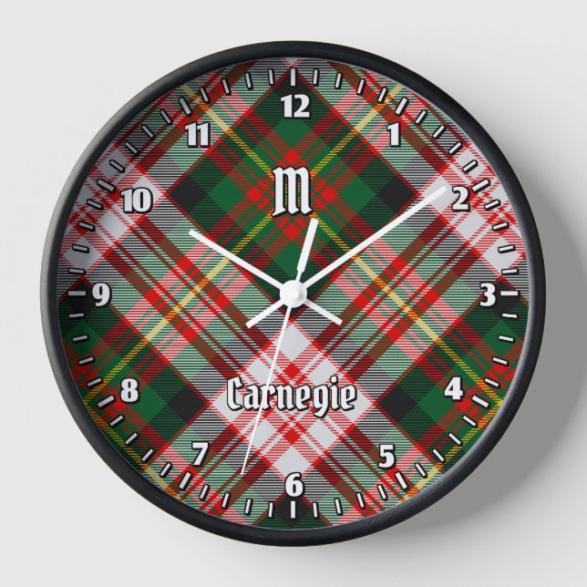 Horloge Clan Carnegie robe Tartan (Recto)