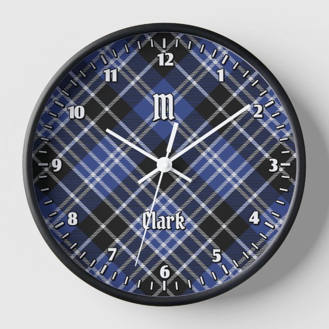 Horloge Clan Clark Tartan (Recto)