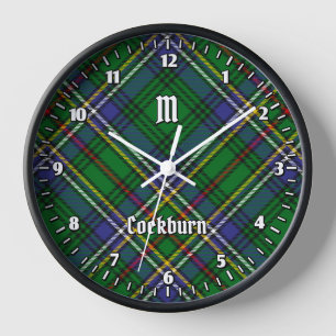 Horloge Clan Cockburn Tartan