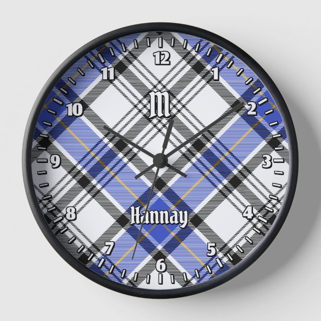 Horloge Clan Hannay Tartan (Recto)