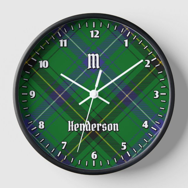 Horloge Clan Henderson Tartan (Recto)