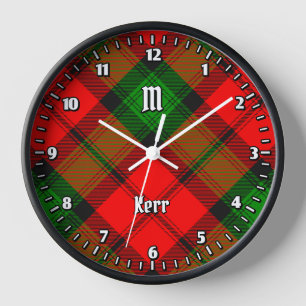 Horloge Clan Kerr Tartan