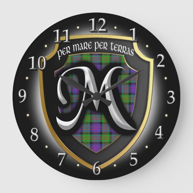 Horloge Clan MacDonald Tartan (Recto)