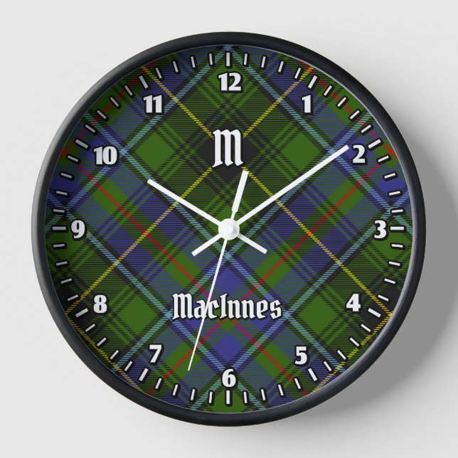 Horloge Clan MacInnes Tartan (Recto)