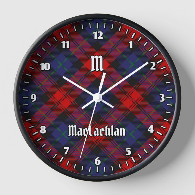 Horloge Clan MacLachlan Tartan (Recto)