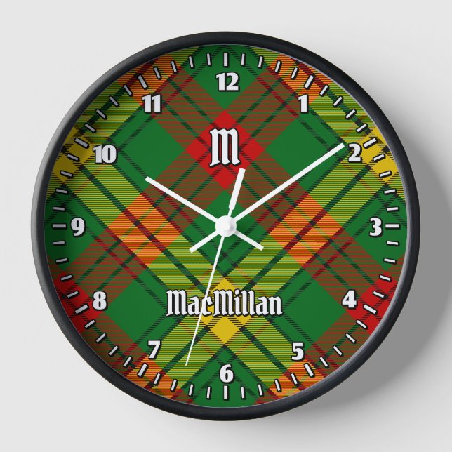 Horloge Clan MacMillan Tartan (Recto)