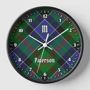 Horloge Clan Paterson Tartan